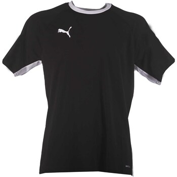 Abbigliamento Uomo T-shirt & Polo Puma Teamliga Padel Shirt Nero