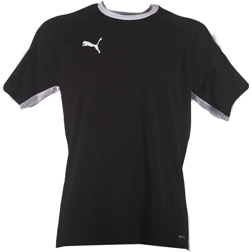 Abbigliamento Uomo T-shirt & Polo Puma Teamliga Padel Shirt Nero