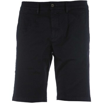 Abbigliamento Uomo Shorts / Bermuda Bomboogie Bermuda Chino Pinces Blu