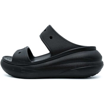 Scarpe Donna Pantofole Crocs Classic Crush Sandal W Nero