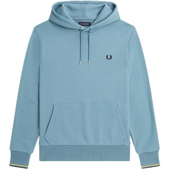 Abbigliamento Uomo Felpe in pile Fred Perry Felpa Fred Perry Tipped Hooded Blu