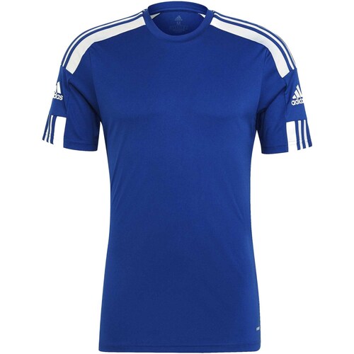 Abbigliamento Uomo T-shirt & Polo adidas Originals Squad 21 Jsy Ss Royal Blue/White Blu