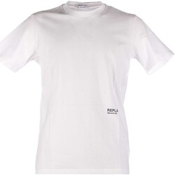 Abbigliamento Uomo T-shirt & Polo Replay T-Shirt Bianco
