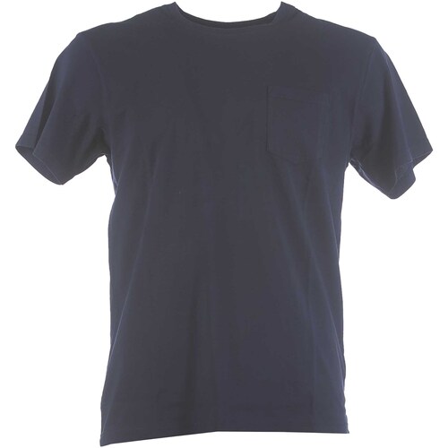Abbigliamento Uomo T-shirt & Polo Bomboogie Rib Roundneck Pkt Te Blu