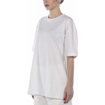Abbigliamento T-shirt & Polo Heaven Door Embroidered Logo Bianco Bianco