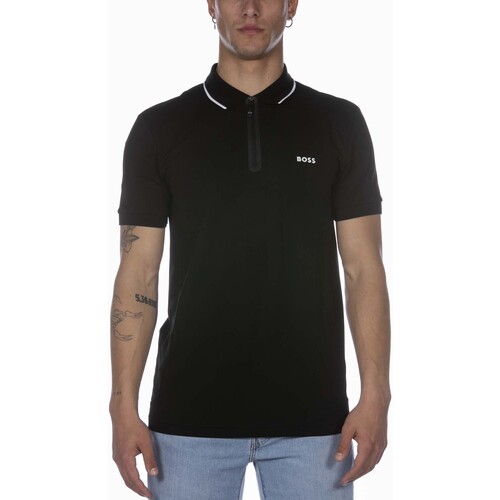 Abbigliamento Uomo T-shirt & Polo BOSS Polo  Philix 10226584 01 Nera Nero