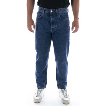 Abbigliamento Uomo Pantaloni Amish Jeans  Jeremiah Stone Wash Blu Blu