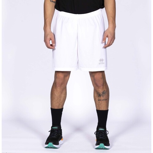 Abbigliamento Uomo Shorts / Bermuda Errea Pantaloni Corti  New Skin Panta Ad Bianco Bianco