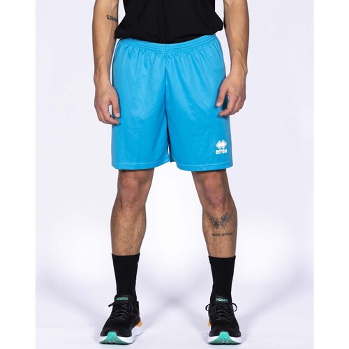 Abbigliamento Uomo Shorts / Bermuda Errea Pantaloni Corti  New Skin Panta Ad Azzurro Marine
