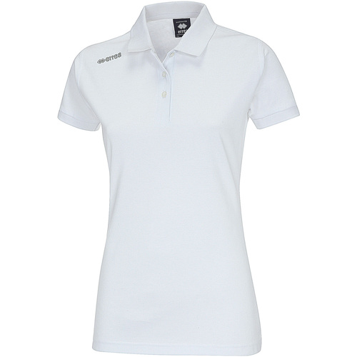 Abbigliamento Donna T-shirt & Polo Errea Polo  Team Ladies Mc Ad Bianco Bianco