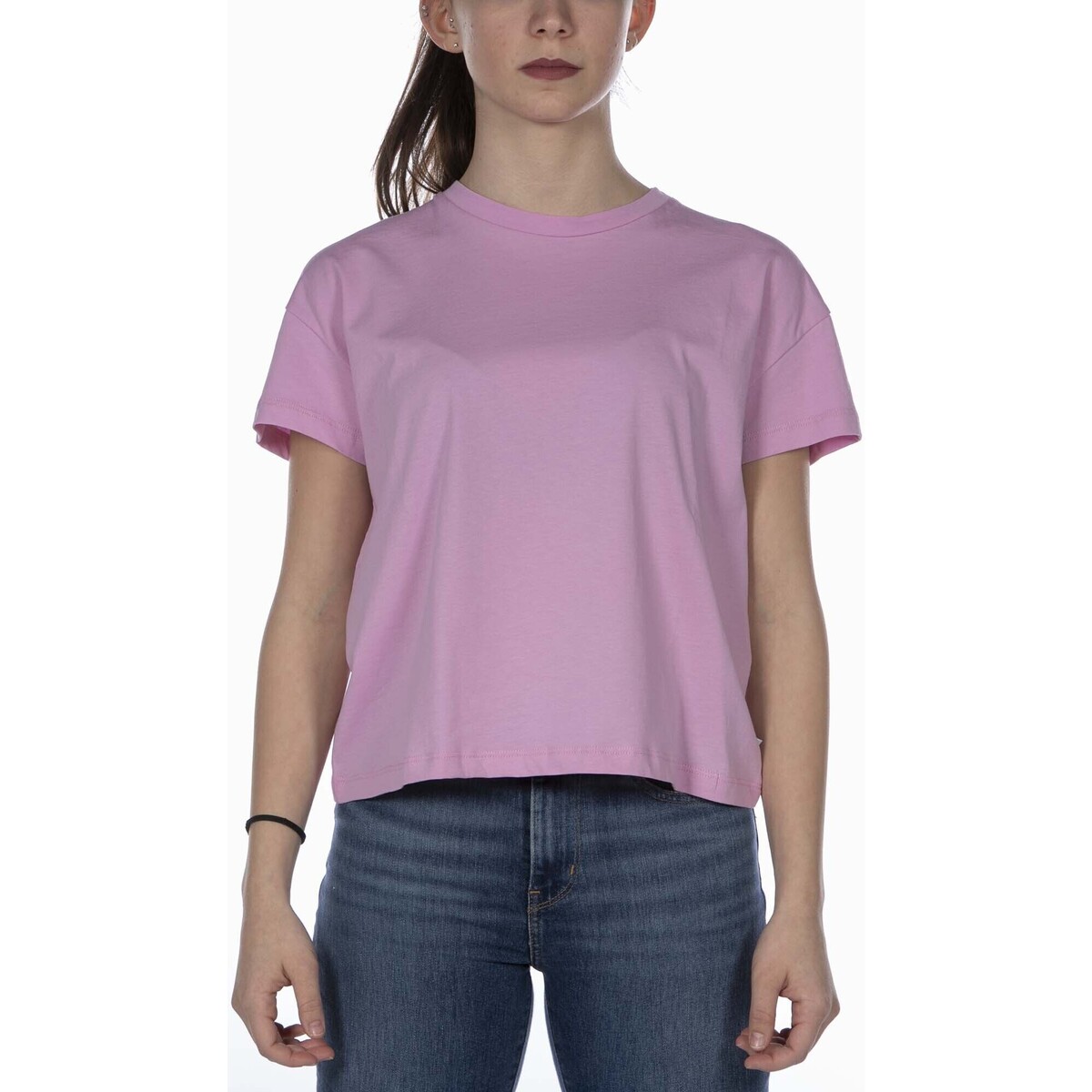 Abbigliamento Donna T-shirt & Polo Ottodame Maglia Rosa