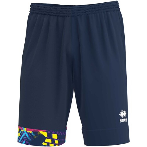 Abbigliamento Uomo Shorts / Bermuda Errea Pantaloni Corti  Patros Ad Blu Blu