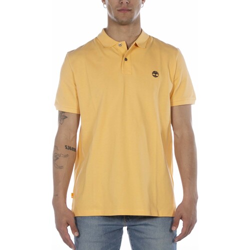 Abbigliamento Uomo T-shirt & Polo Timberland Polo Basic Arancione Arancio