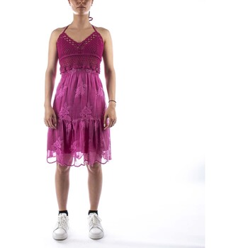 Abbigliamento Donna Vestiti Guess Abito  Tulia Dress Fuxia Rosa