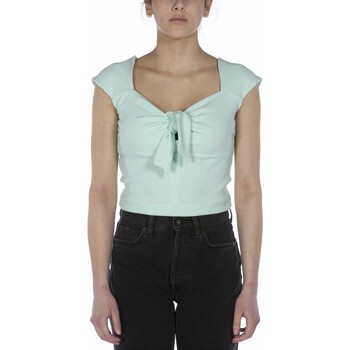 Abbigliamento Donna Top / T-shirt senza maniche Guess Top  Sl Valeriana Menta Verde