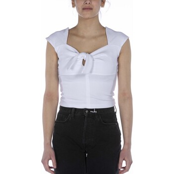 Abbigliamento Donna Top / T-shirt senza maniche Guess Top  Sl Valeriana Bianco Bianco