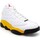 Scarpe Uomo Sneakers Nike Air Jordan 13 Del Sol Bianco Bianco