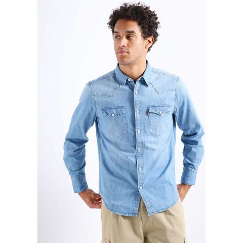 Abbigliamento Uomo Camicie maniche lunghe Levi's 85744 0047 - BARSTOW-STANDARD EASTA Blu
