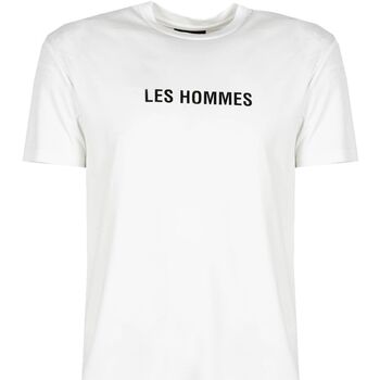 Abbigliamento Uomo T-shirt maniche corte Les Hommes LF224302-0700-1009 | Grafic Print Bianco