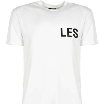 Abbigliamento Uomo T-shirt maniche corte Les Hommes LF224300-0700-1009 | Grafic Print Bianco