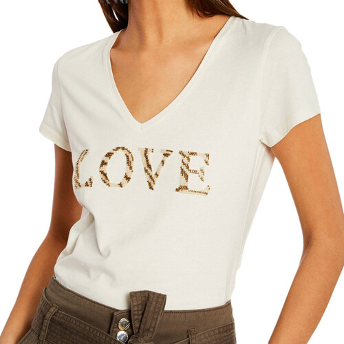 Abbigliamento Donna T-shirt maniche corte Morgan 231-DOVE Bianco