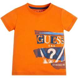 Abbigliamento Bambino T-shirt maniche corte Guess N3GI01K8HM0-A306 2000000306827 Arancio