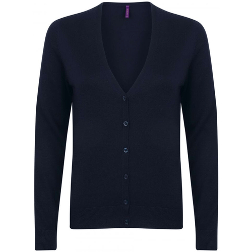 Abbigliamento Donna Gilet / Cardigan Henbury HB726 Blu