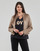 Abbigliamento Donna Giacca in cuoio / simil cuoio Vero Moda VMJOSE MARI SHORT FAUX SUEDE JACKET BOOS Marrone