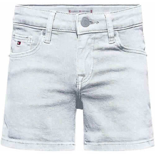 Abbigliamento Bambina Shorts / Bermuda Tommy Hilfiger  Bianco