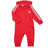 Abbigliamento Unisex bambino Tuta jumpsuit / Salopette Adidas Sportswear 3S FT ONESIE Rosso / Bianco