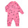 Abbigliamento Bambina Tuta jumpsuit / Salopette Adidas Sportswear BLUV Q3 ONESI Rosa / Nero / Bianco