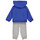 Abbigliamento Bambino Completo Adidas Sportswear 3S FZ FL JOG Blu / Bianco / Grigio