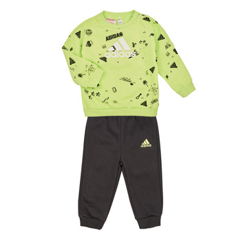 Abbigliamento Bambino Completo Adidas Sportswear BLUV Q3 CSET Verde / Nero