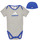 Abbigliamento Bambino Pigiami / camicie da notte Adidas Sportswear GIFT SET Grigio / Blu