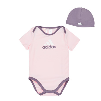 Abbigliamento Bambina Pigiami / camicie da notte Adidas Sportswear GIFT SET Rosa / Viola