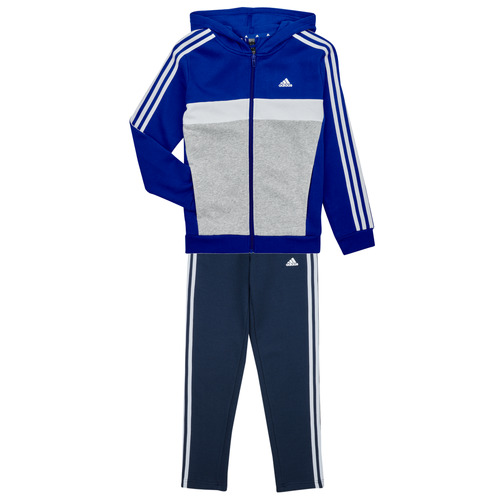 Abbigliamento Bambino Tuta Adidas Sportswear 3S TIB FL TS Blu / Grigio