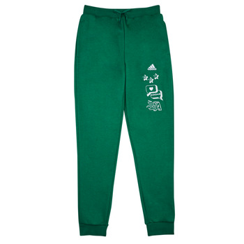 Abbigliamento Unisex bambino Pantaloni da tuta Adidas Sportswear BLUV Q3 PANT Verde / Bianco