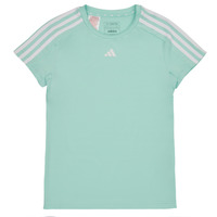 Abbigliamento Bambina T-shirt maniche corte adidas Performance TR-ES 3S T Blu / Bianco