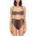 Abbigliamento Donna Costume / Bermuda da spiaggia F * * K Costume da bagno Donna Bikini FK23-0711X1 Marrone Marrone