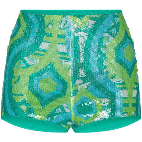 Abbigliamento Donna Shorts / Bermuda F * * K Pantaloncino Donna  FK23-0007X1 Verde Verde