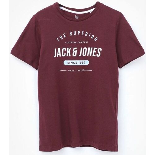 Abbigliamento Bambino T-shirt & Polo Jack & Jones 12190364 HERRO-PORT ROYALE Rosso