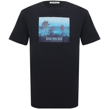 Abbigliamento Uomo T-shirt maniche corte Bikkembergs T-Shirts BKK2MTS06 - Uomo Blu