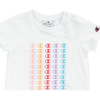 Abbigliamento Bambina T-shirt & Polo Champion T-SHIRT CON LOGO BIMBA Bianco