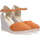 Scarpe Donna Sandali Espadrilles sandalo Cloe camoscio terracotta Arancio
