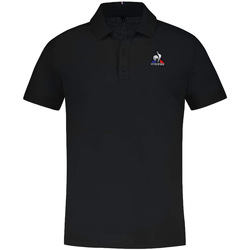 Abbigliamento Uomo T-shirt & Polo Le Coq Sportif Ess Polo Ss N°2 Nero