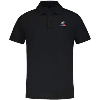 Abbigliamento Uomo T-shirt & Polo Le Coq Sportif Ess Polo Ss N°2 Nero