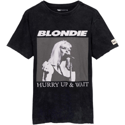 Abbigliamento T-shirts a maniche lunghe Blondie Hurry Up & Wait Nero