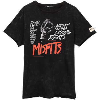 Abbigliamento T-shirts a maniche lunghe Misfits Night Of The Living Dead Nero