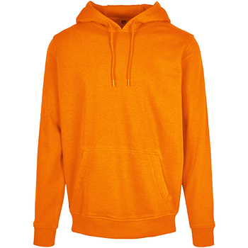 Abbigliamento Uomo Felpe Build Your Brand Heavy Arancio