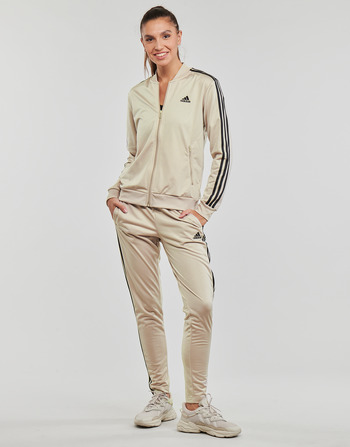 Abbigliamento Donna Tuta Adidas Sportswear 3S TR TS Beige / Nero